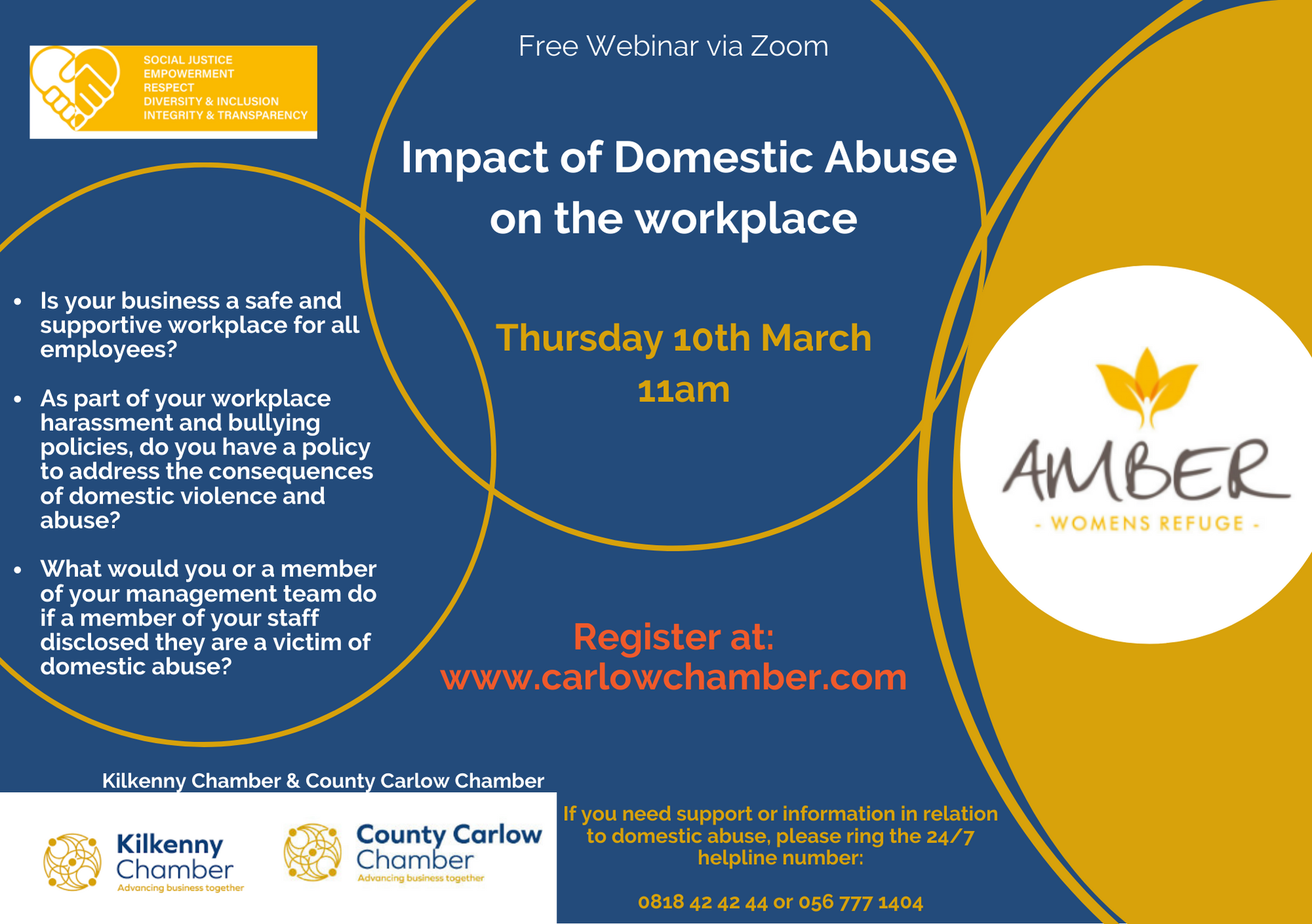 Impact of Domestic Abuse on the Workplace Carlow Chamber