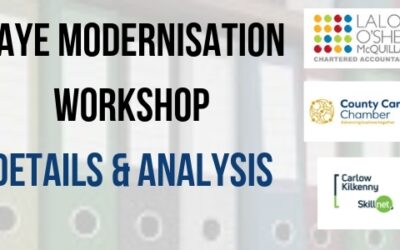 Details and analysis following the PAYE Modernisation Workshop