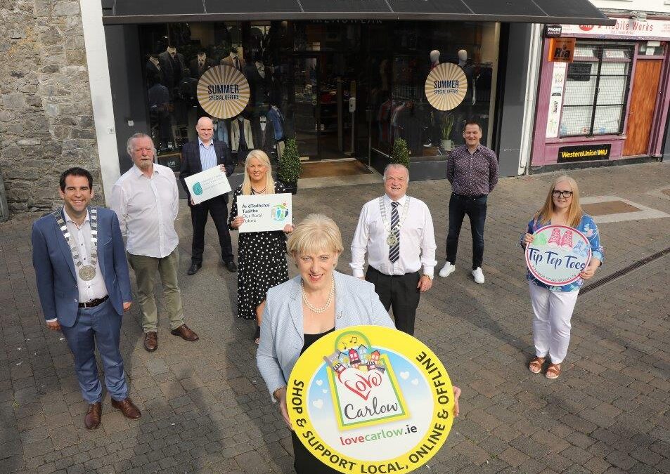 Minister Humphreys goes online with Love Carlow to connect with Carlow Retailers, Producers and Communities