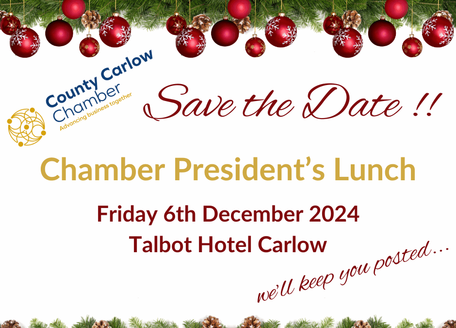 Chamber Presidents Christmas lunch 2024