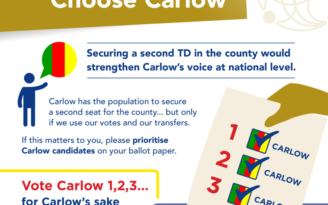 Public Encouraged to Vote Carlow – For Carlow’s Sake