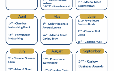Dates for your Diary – Carlow Chamber Calendar of Events 2026