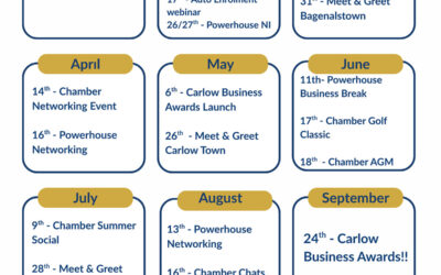 Dates for your Diary – Carlow Chamber Calendar of Events 2026
