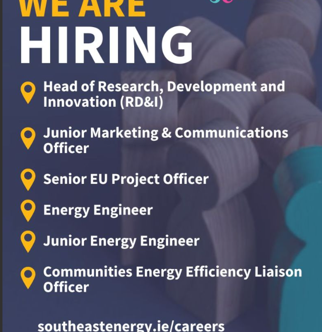 Career opportunities at SEAI