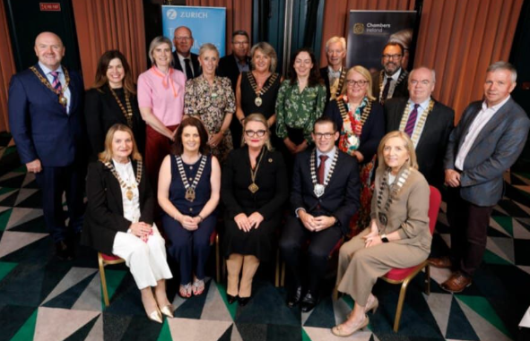Carlow Chamber attend the Chambers Ireland / Eurochambres Dinner